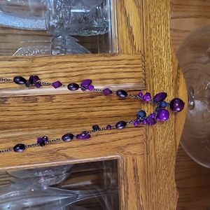 Purple necklace
